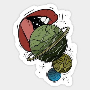 Planet Eater Colour Sticker